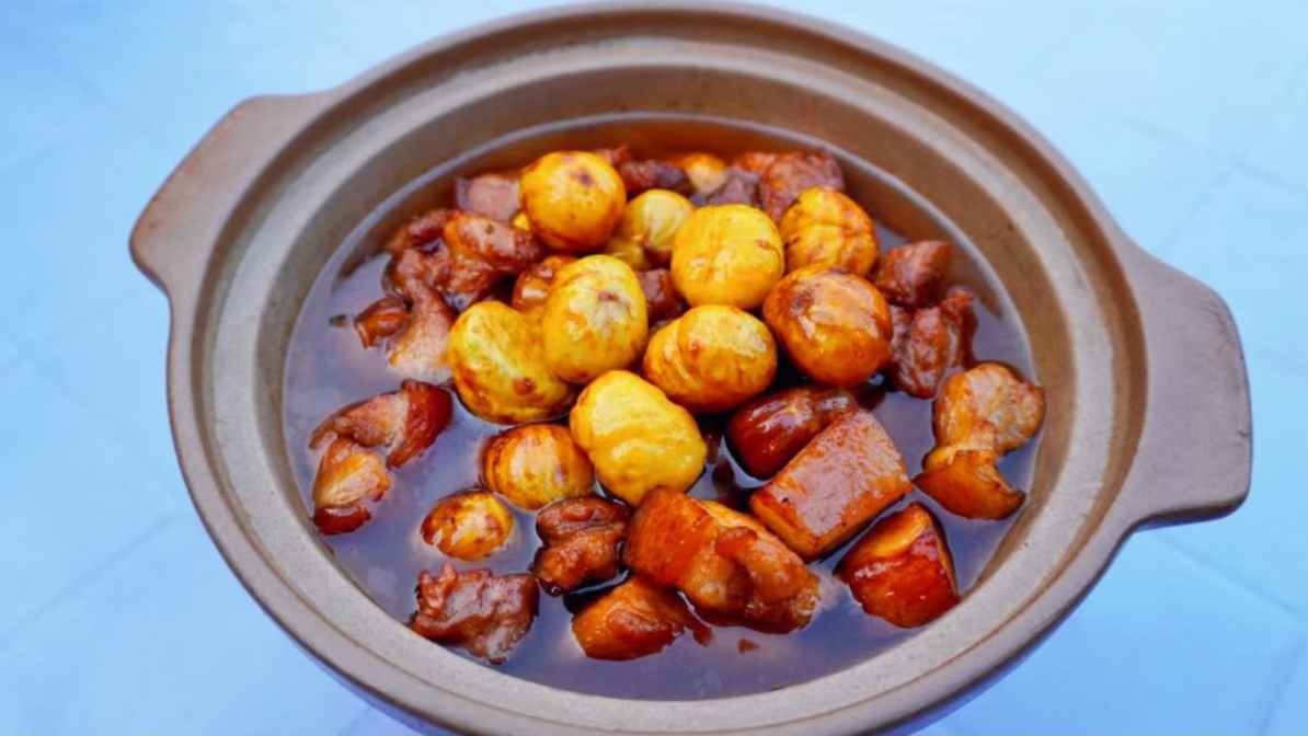 Braised Pork with Chestnuts: Sweet, savory, and full of autumn richness