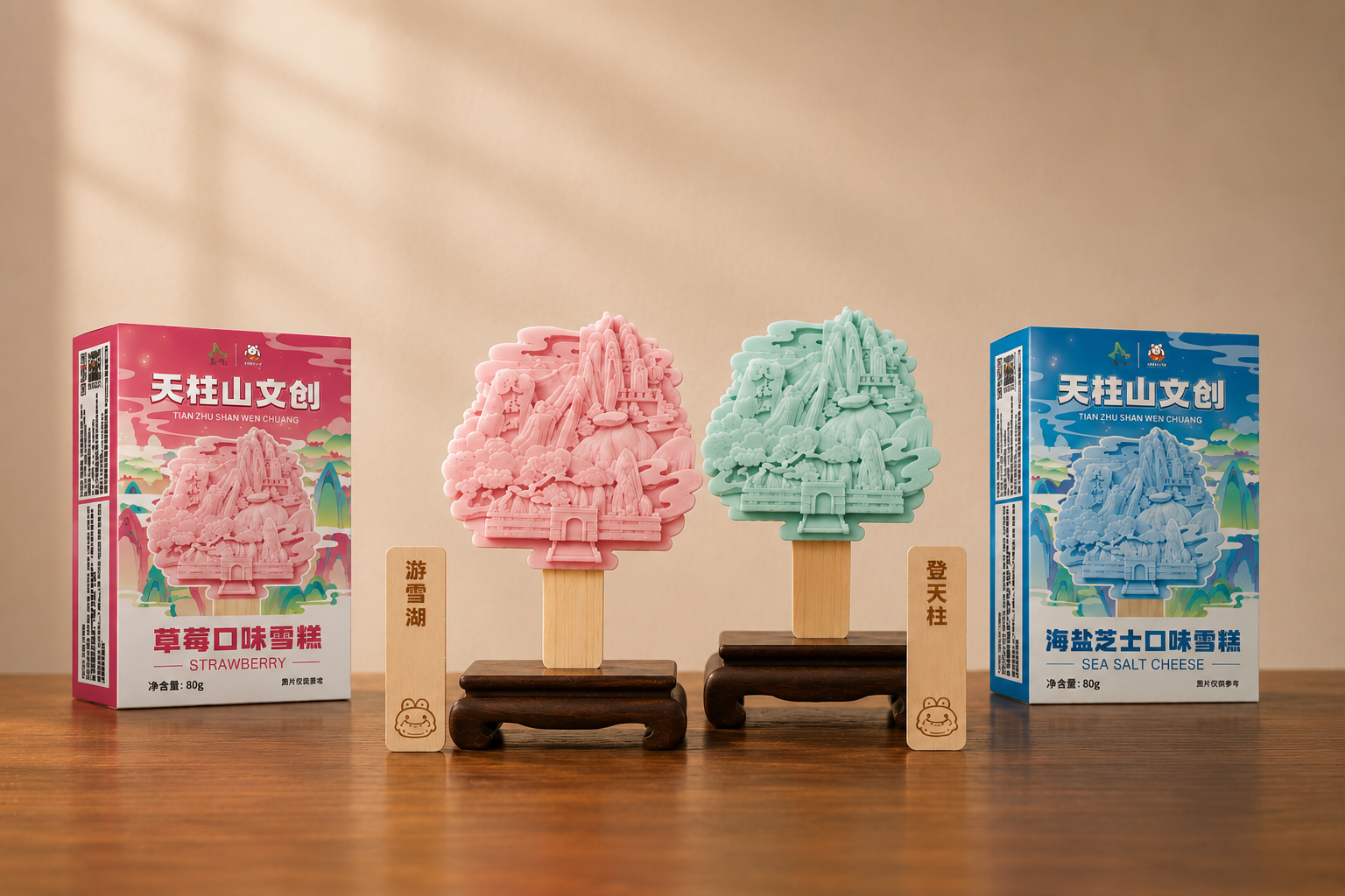 Tianzhushan’s New Must-Have Check-In Item: Creative Ice Cream Is Here! Stunning, Delicious, and Fun